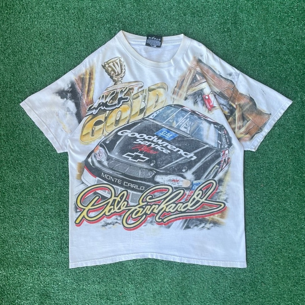Vintage Chase Authentics Dale Earnhardt T Shirt AOP Goodwrench Nascar